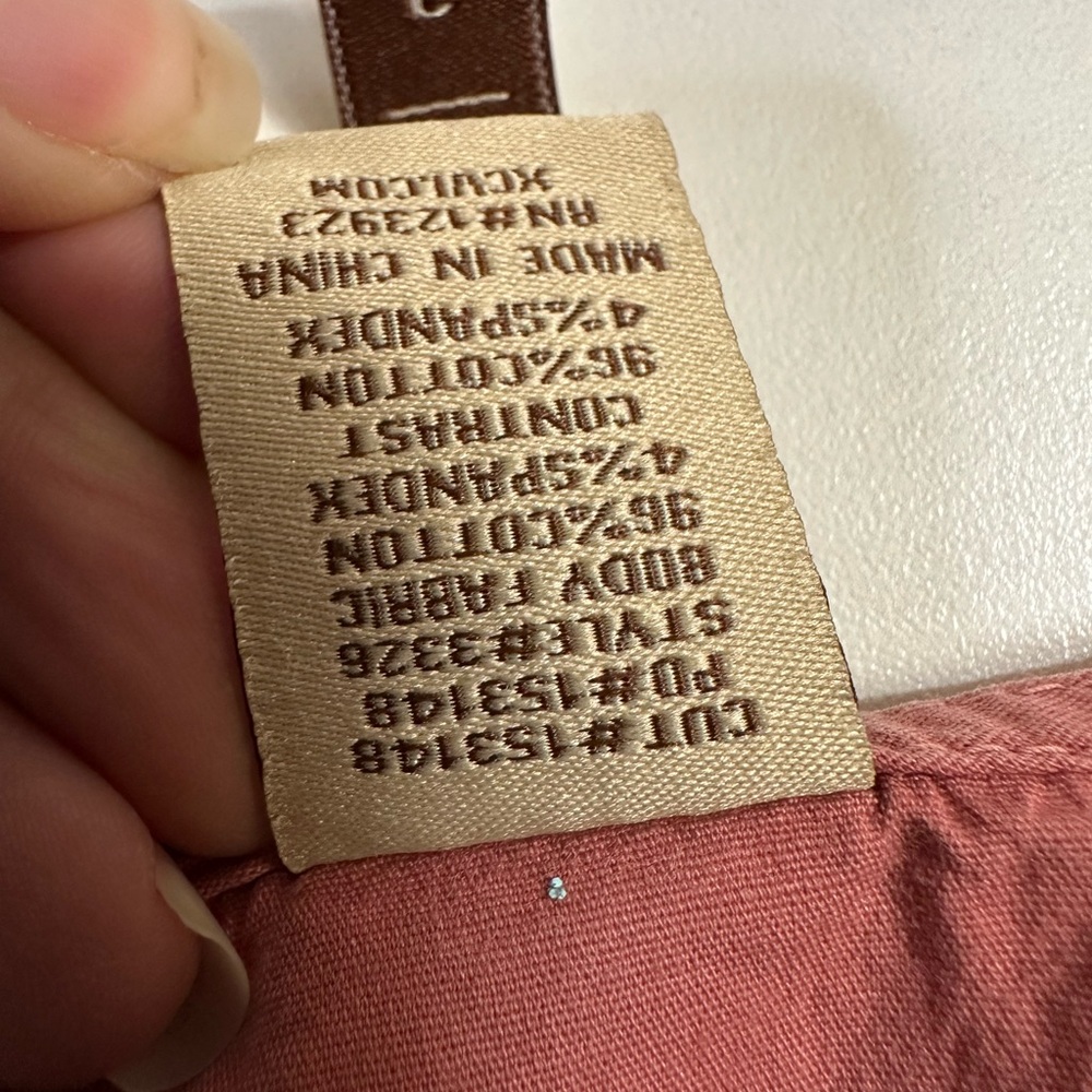 XCVI V Neck Capsleeve Ruched Dress Bottom Button Detail‎ Cotton Rust Red Small - Picture 5 of 5